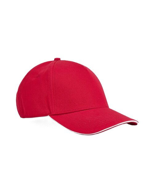 Beechfield Earthaware Classic Organic 5 Panel Cap - Sandwich Peak