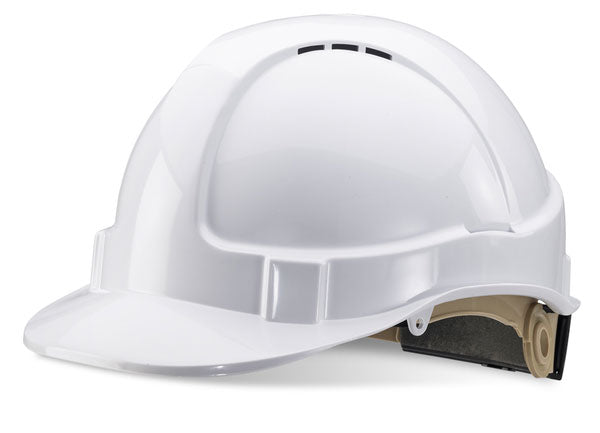 Beeswift Wheel Ratchet Vented Safety Helmet