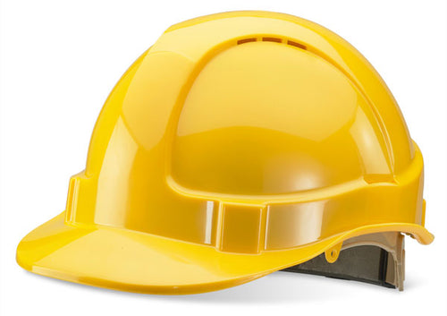 Beeswift Wheel Ratchet Vented Safety Helmet
