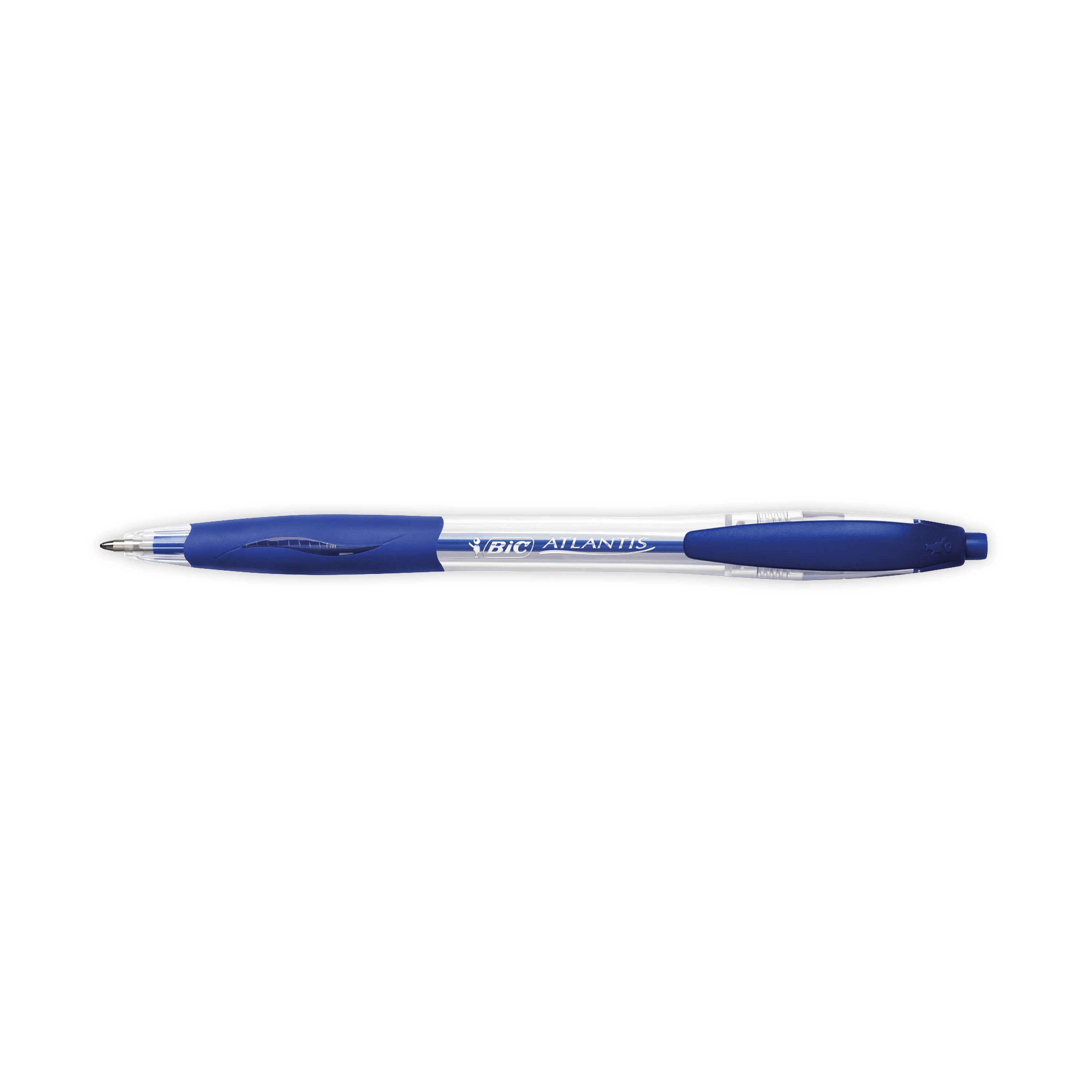 BIC Retractable Ball Pen Medium Blue – (Pack of 12)