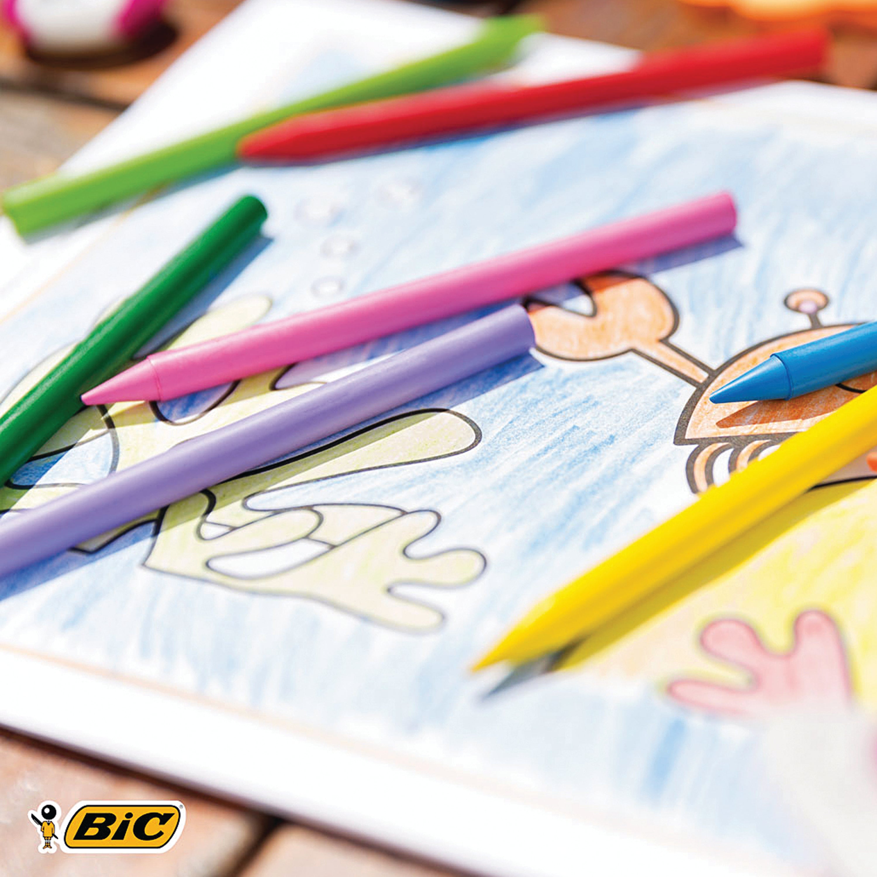 Bic Kids Plastidecor Crayons Assorted – (Pack of 288)