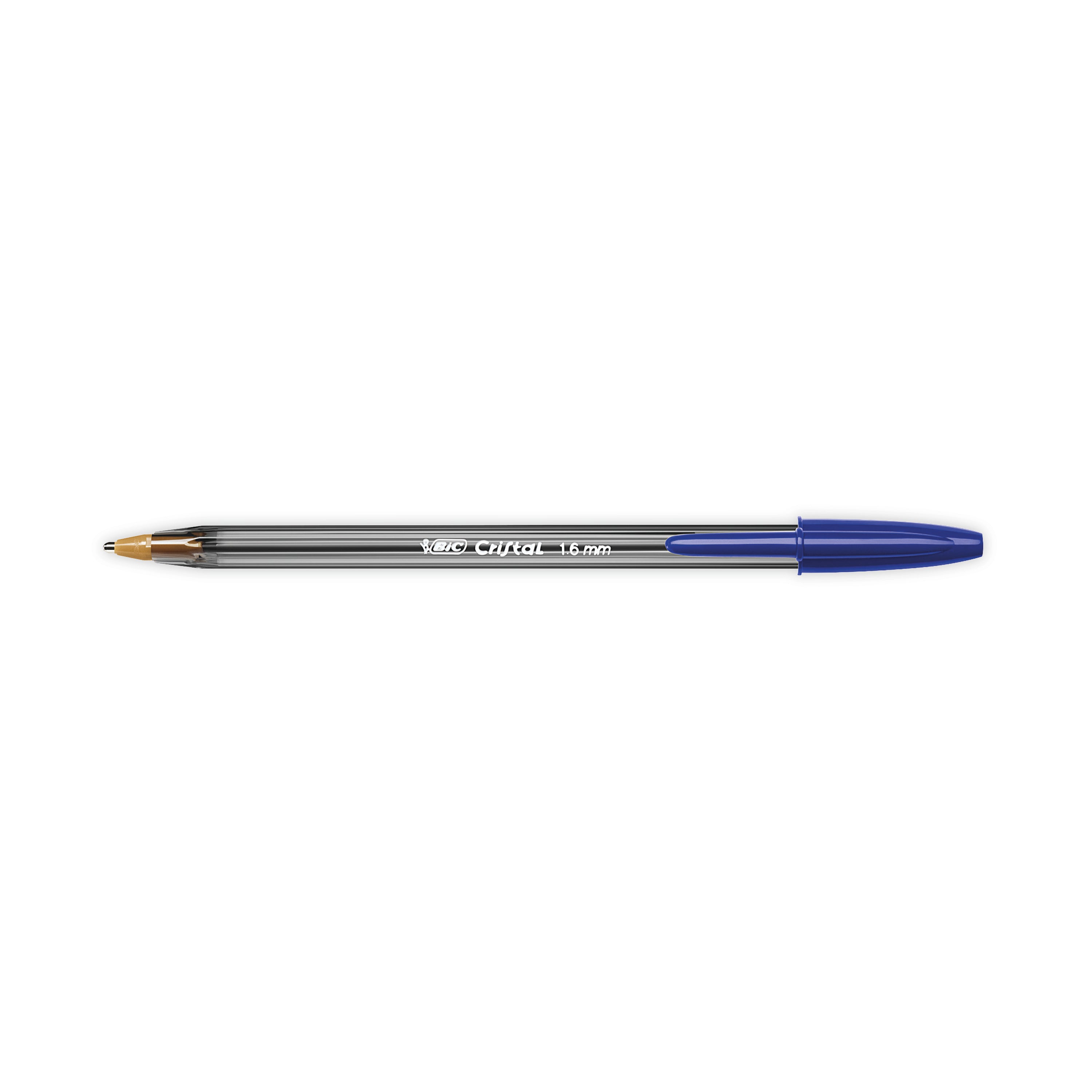 Bic Cristal Large Ballpoint Pen 1.6mm Blue - (Pack of 50)