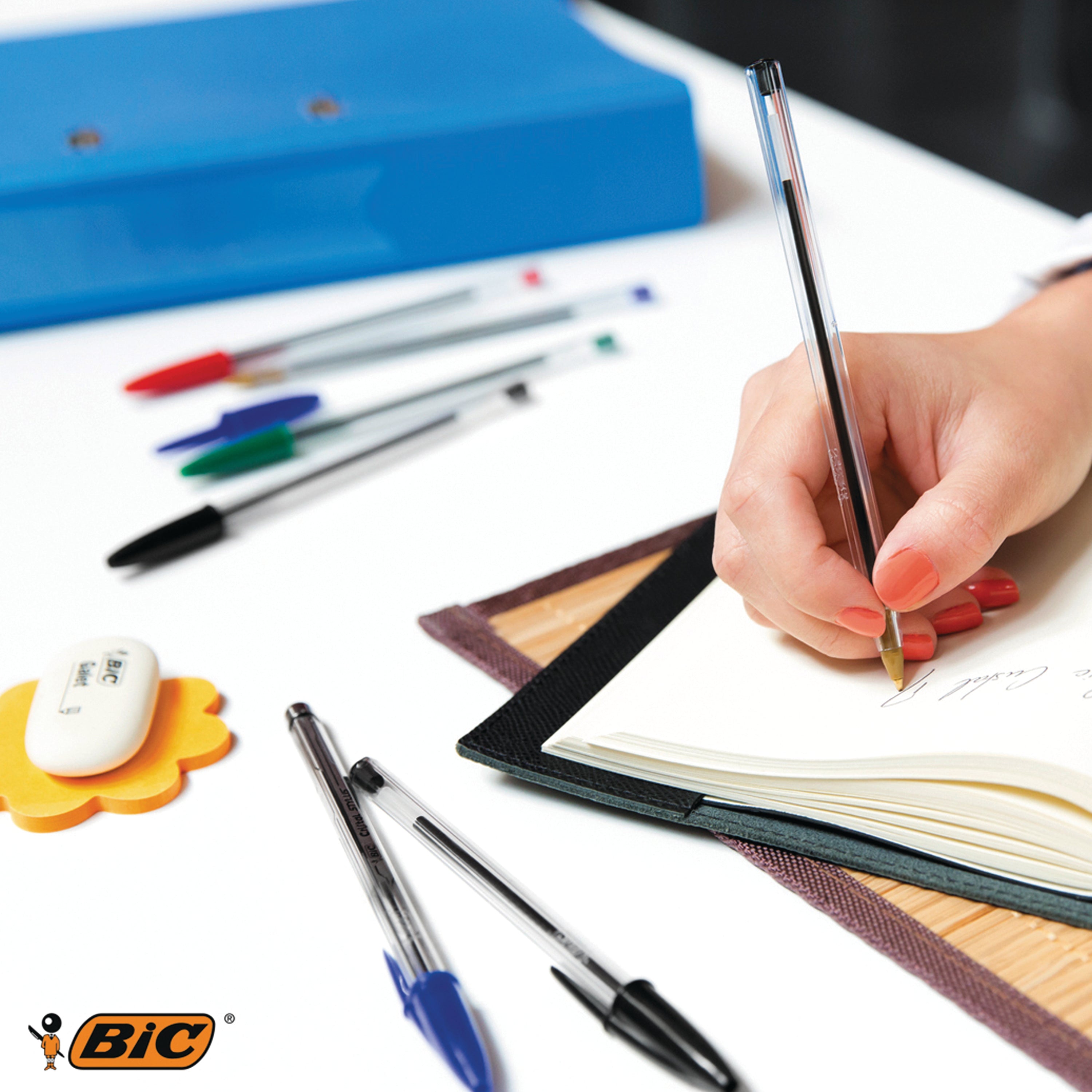 Bic Cristal Ballpoint Pen Medium Black – (Pack of 100)