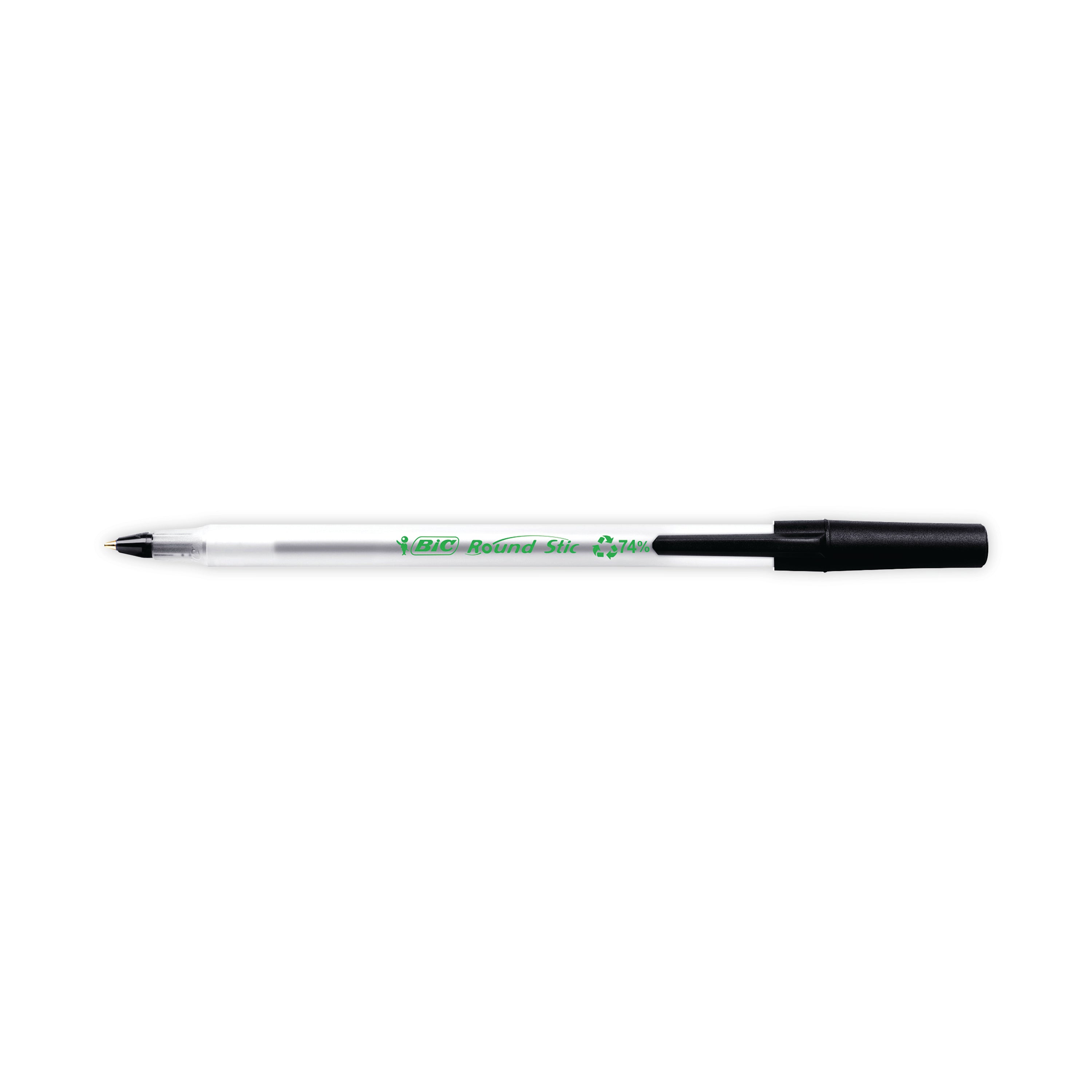 Bic Ecolutions Ballpoint Pen Medium Black - (Pack of 60)