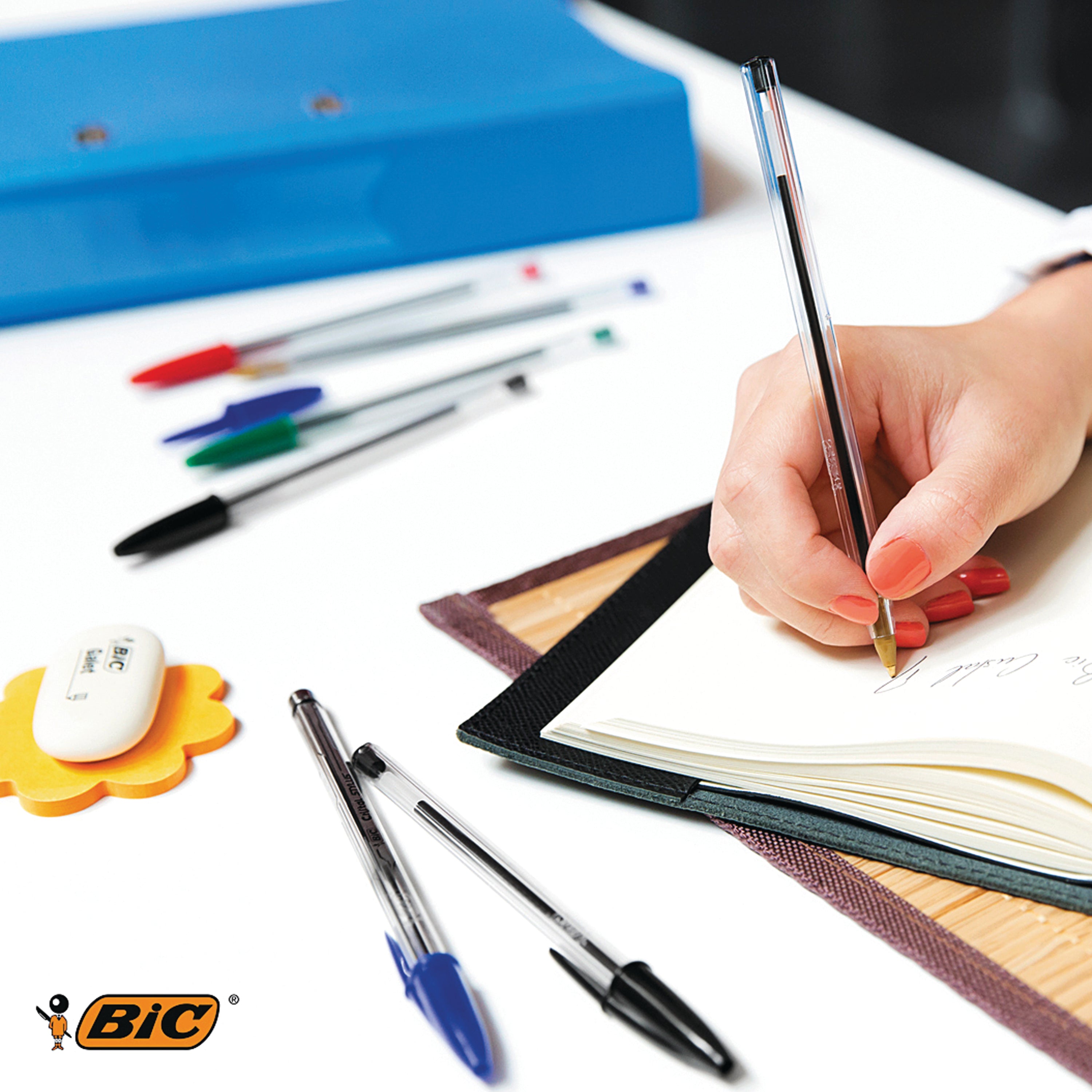 Bic Cristal Ballpoint Pen Medium Green – (Pack of 50)