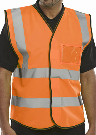 B-Seen ID Vest Hi-Vis