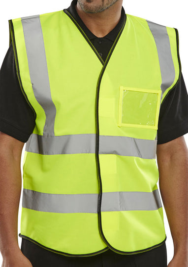 B-Seen ID Vest Hi-Vis