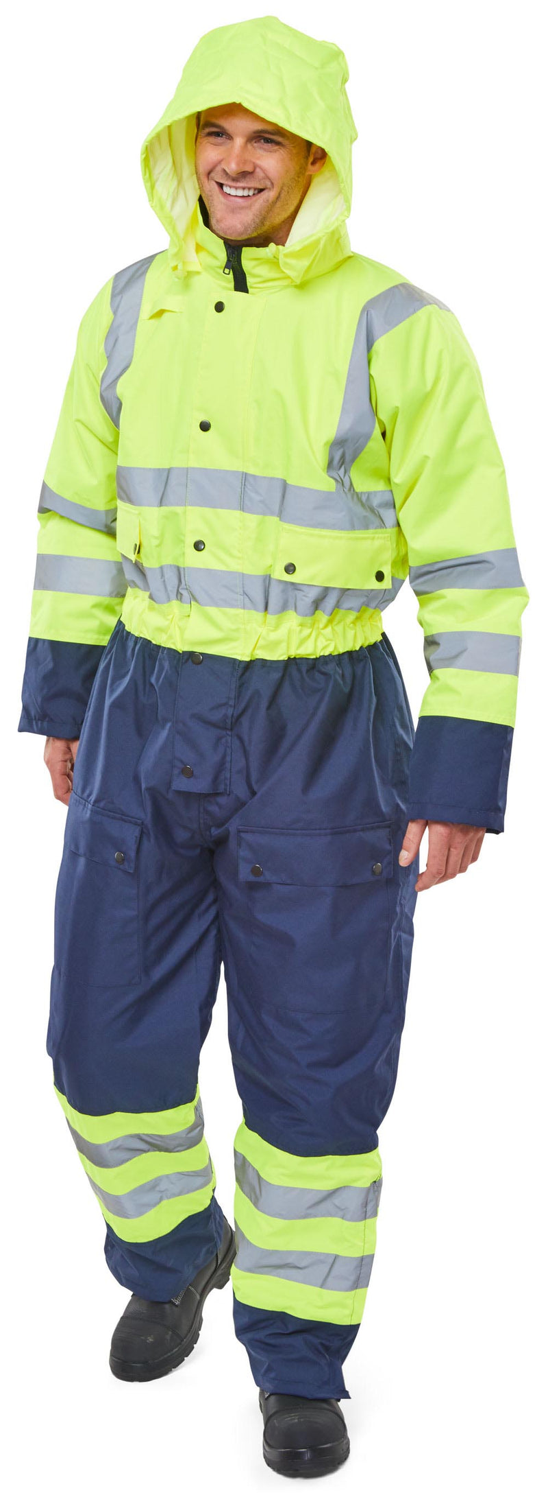 B-Seen Thermal Two-Tone Hi-Vis Waterproof Overall