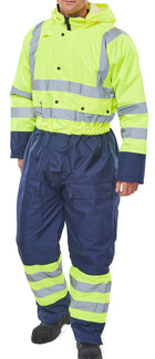 B-Seen Thermal Two-Tone Hi-Vis Waterproof Overall