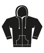 Bella Canvas Unisex Heavy Full-Zip Hoodie - BE157 - thumbnail 3