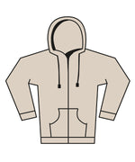 Bella Canvas Unisex Heavy Full-Zip Hoodie - BE157 - thumbnail 4