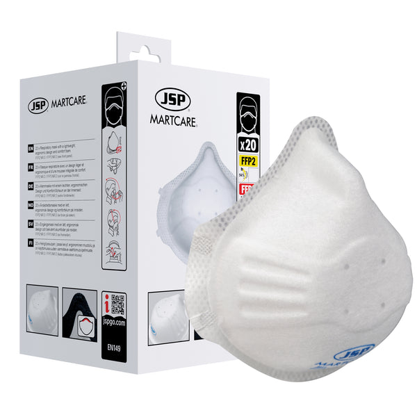 JSP Martcare Disposable Moulded Mask (M21) FFP2 - Box of 20