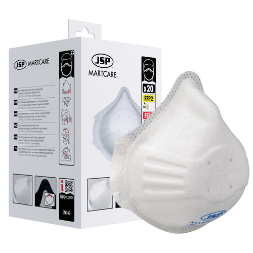 JSP Martcare Disposable Moulded Mask (M31) FFP3 - Box of 20