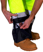 B-Seen Belfry Two-Tone Hi-Vis Waterproof Trousers - thumbnail 3