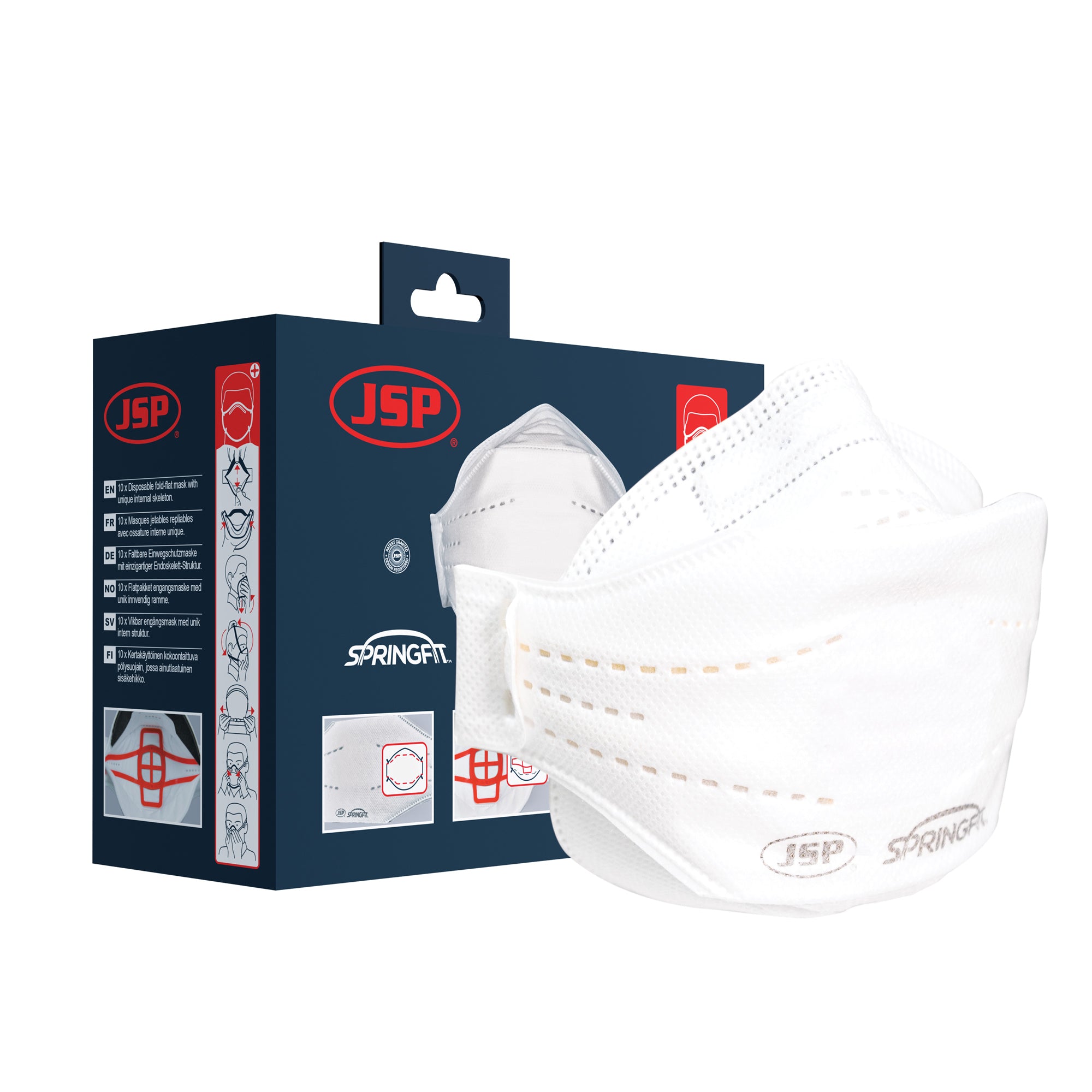 JSP Springfit 421ML FFP2 - Box of 10