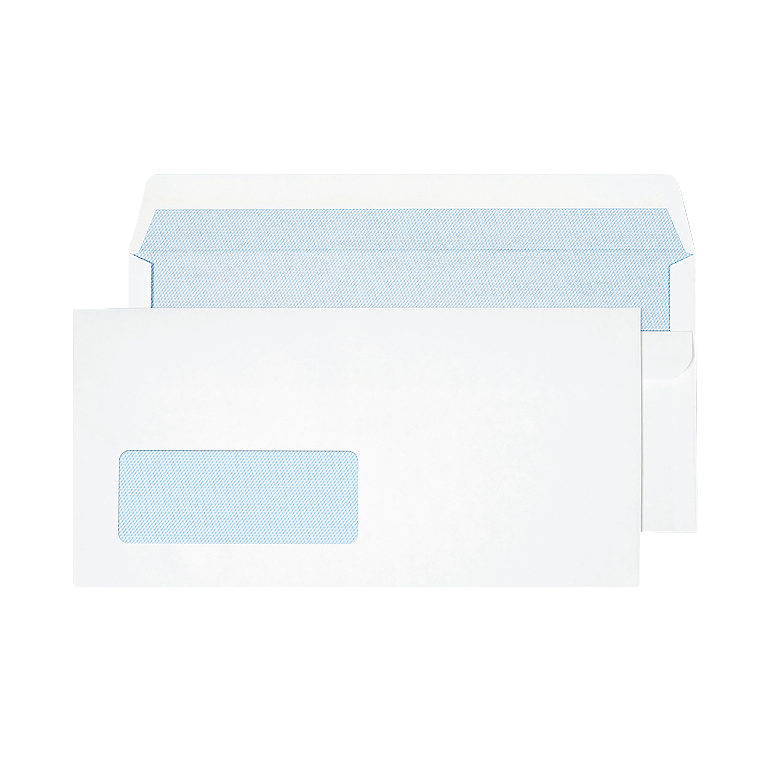 Blake Purelyeveryday DL 90gsm Self Seal White Window Envelopes – (Pack of 50)