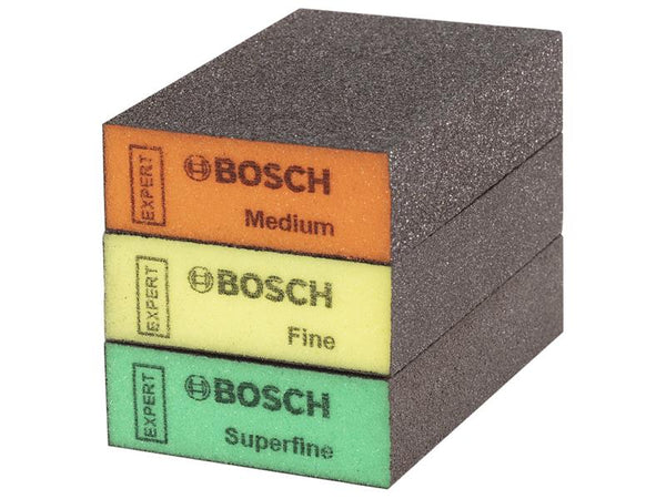 Bosch Powertool Accessories XPERT S471 Standard Sanding Block Set, 3 Piece