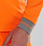 B-Seen Long Sleeve Hi-Vis Polo Shirt - thumbnail 4