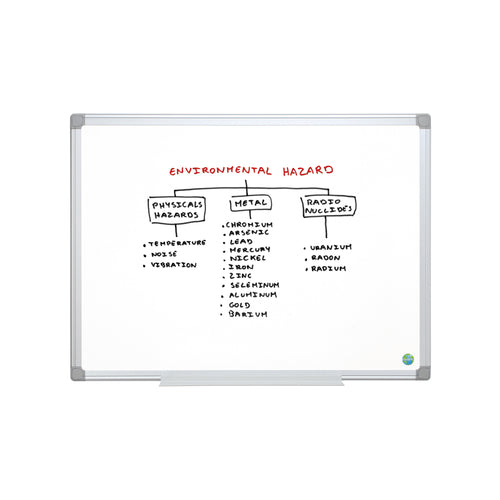 Bi-Office Earth Non-Magnetic Melamine Drywipe Board 1200x900mm MA0500790