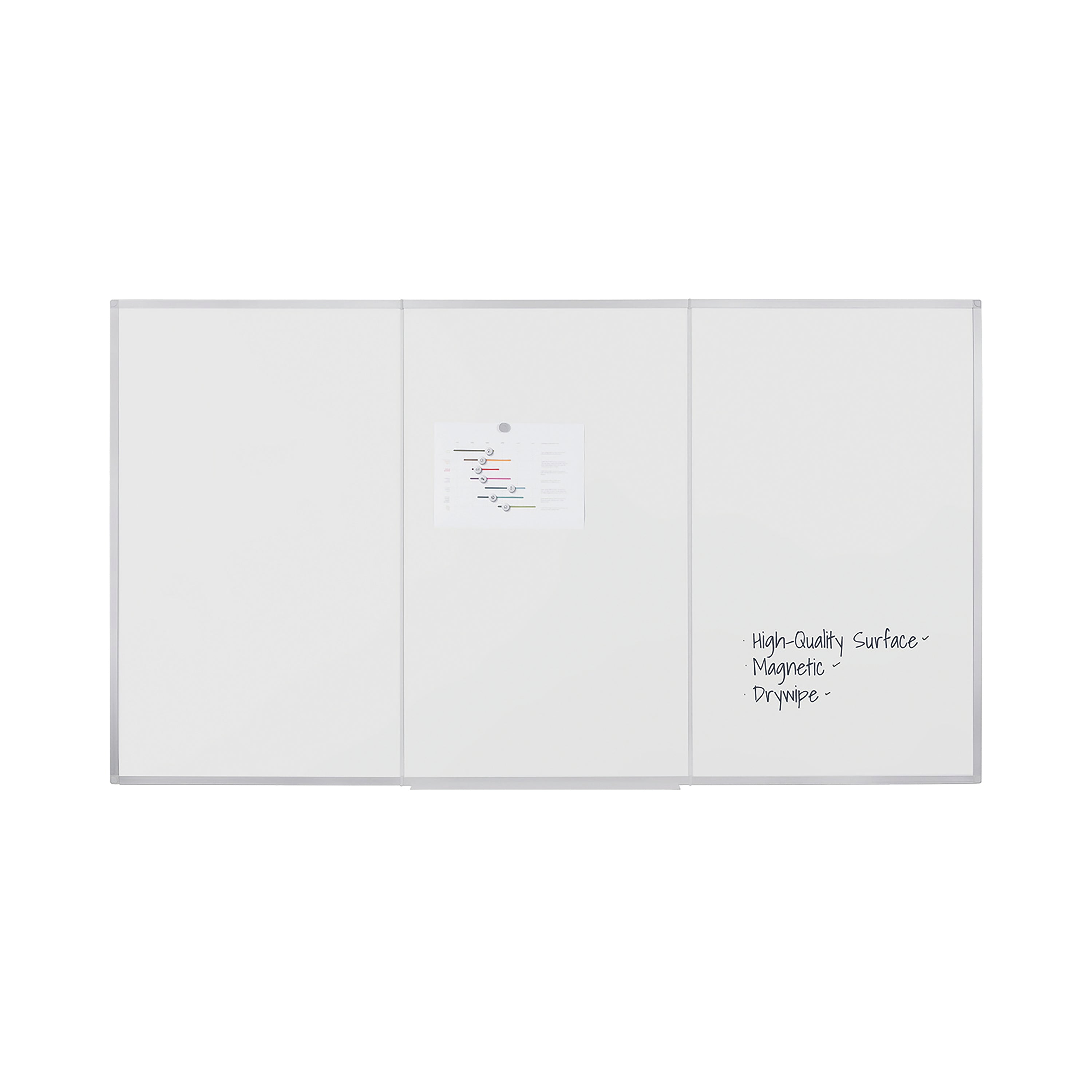Bi-Office Outsize Magnetic Whiteboard Aluminium Frame 1800x1000mm MA2297510014