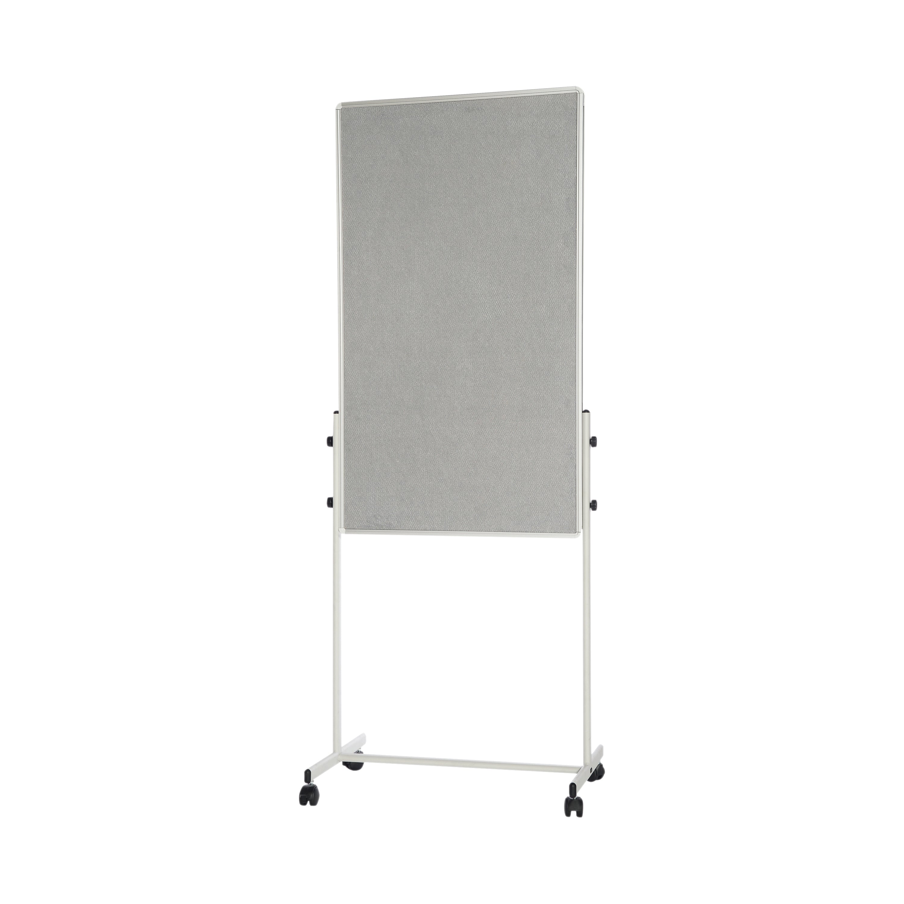 Bi-Office White Portable Duo Board and Flipchart Easel EA4724075