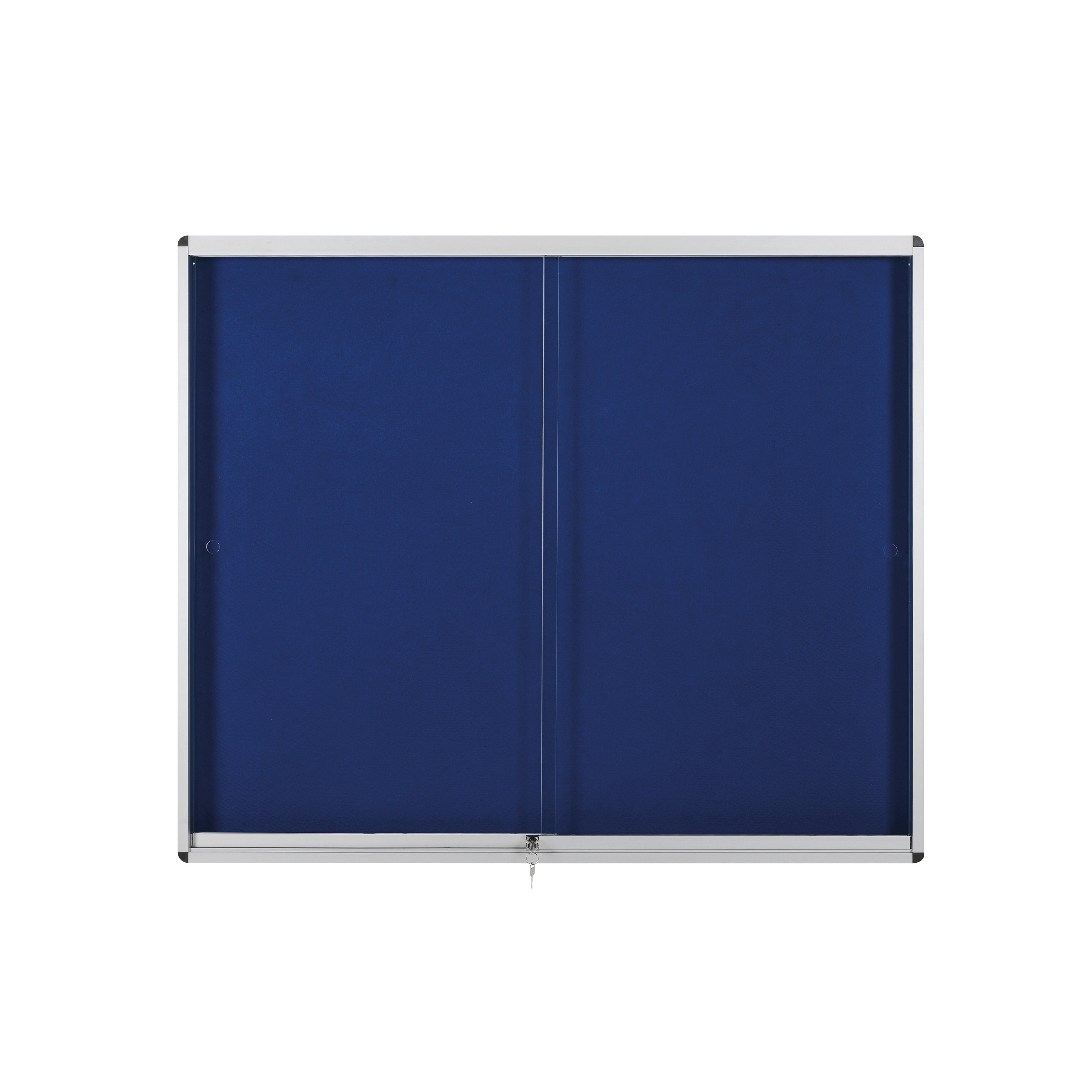 Bi-Office Lockable Internal Display Case 890x625mm Blue VT690107160