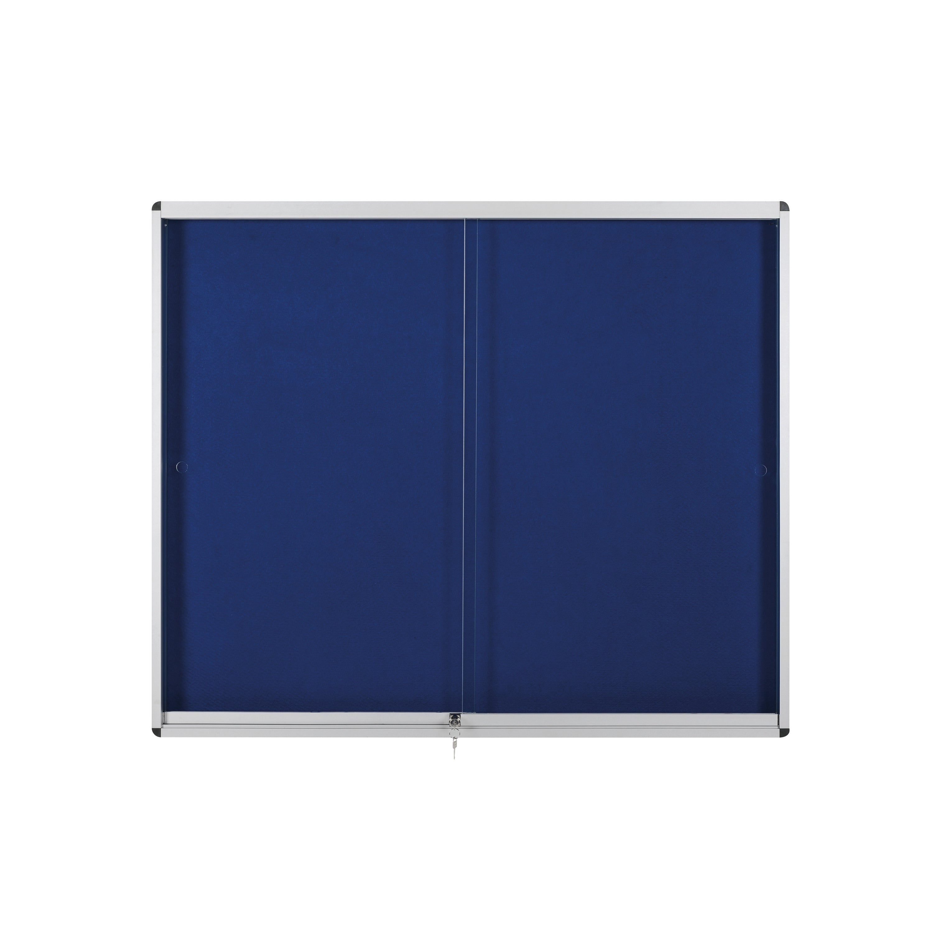 Bi-Office Lockable Internal Display Case 890x625mm Blue VT690107160