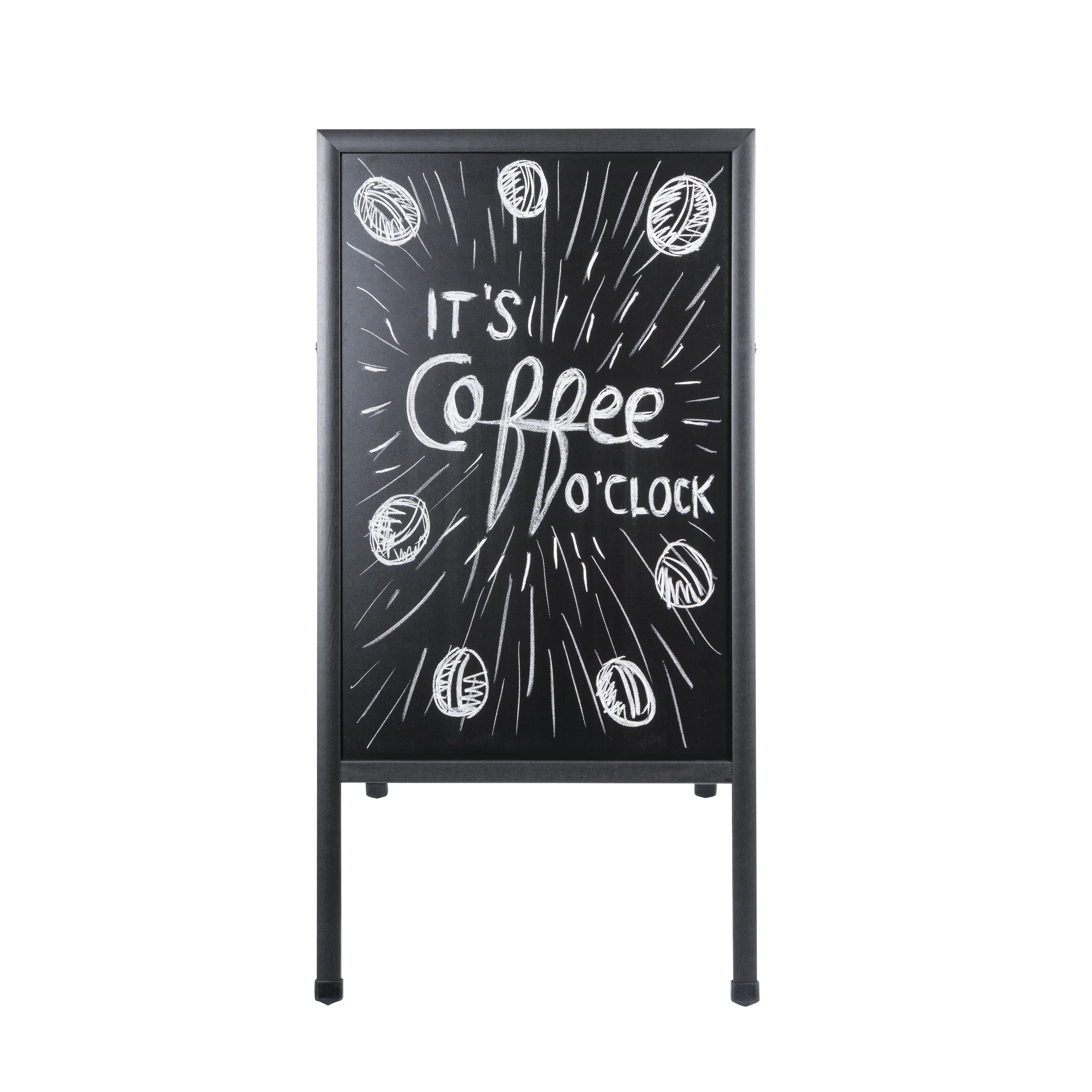 Bi-Office A-Frame Chalkboard 600x1200mm Black DKT30404042