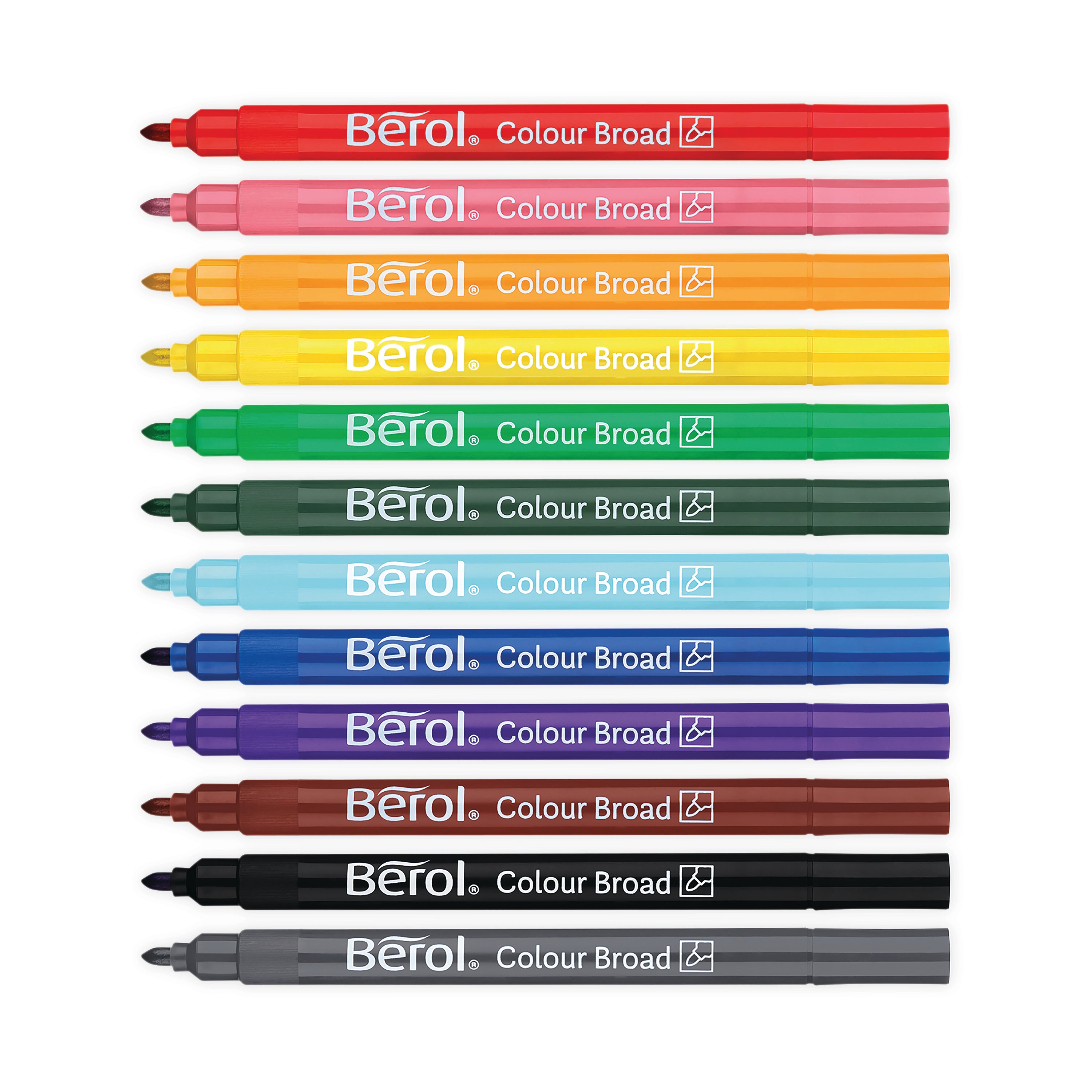Berol Colour Broad Class Pack Assorted – (Pack of 288)