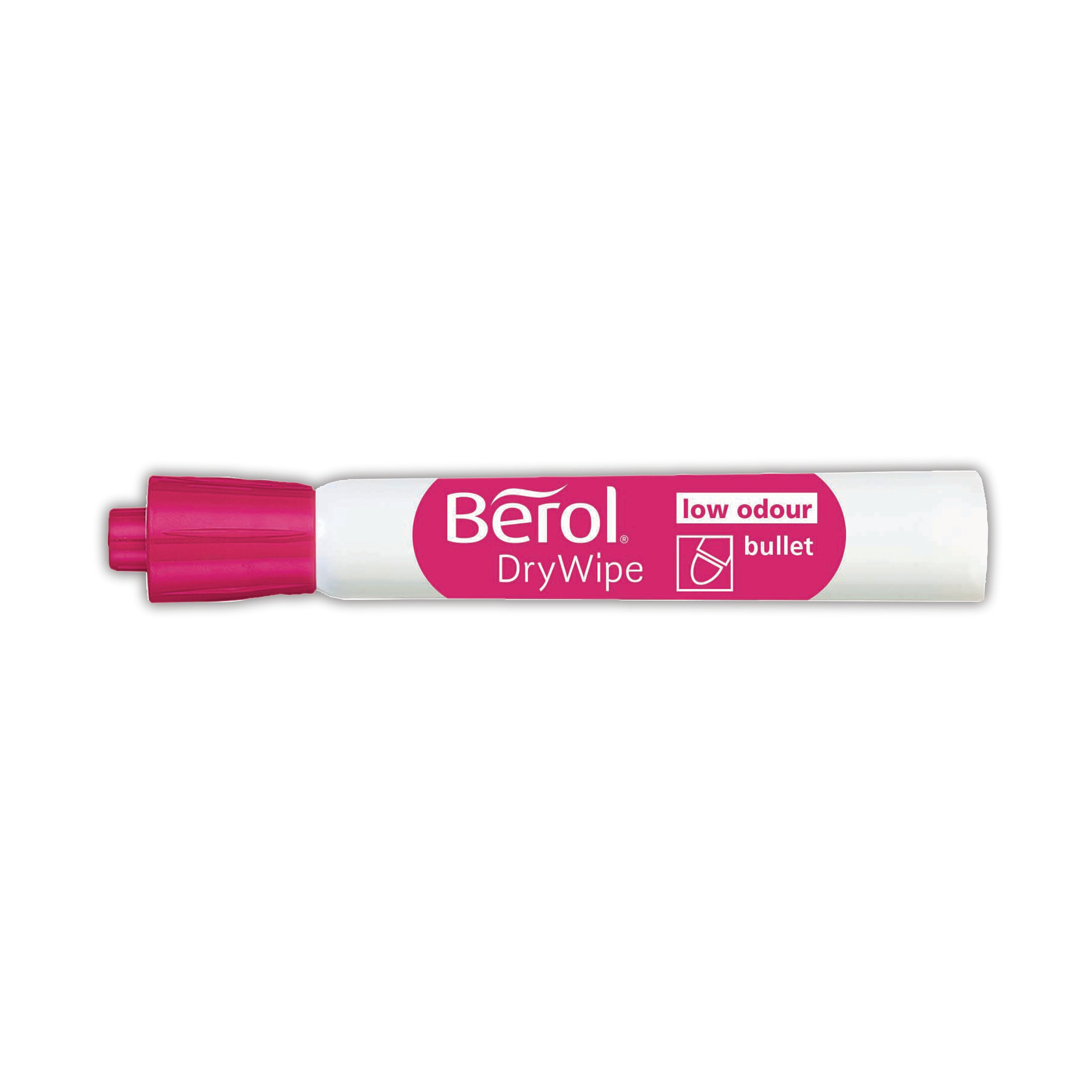 Berol Drywipe Marker Bullet Tip Assorted – (Pack of 8)