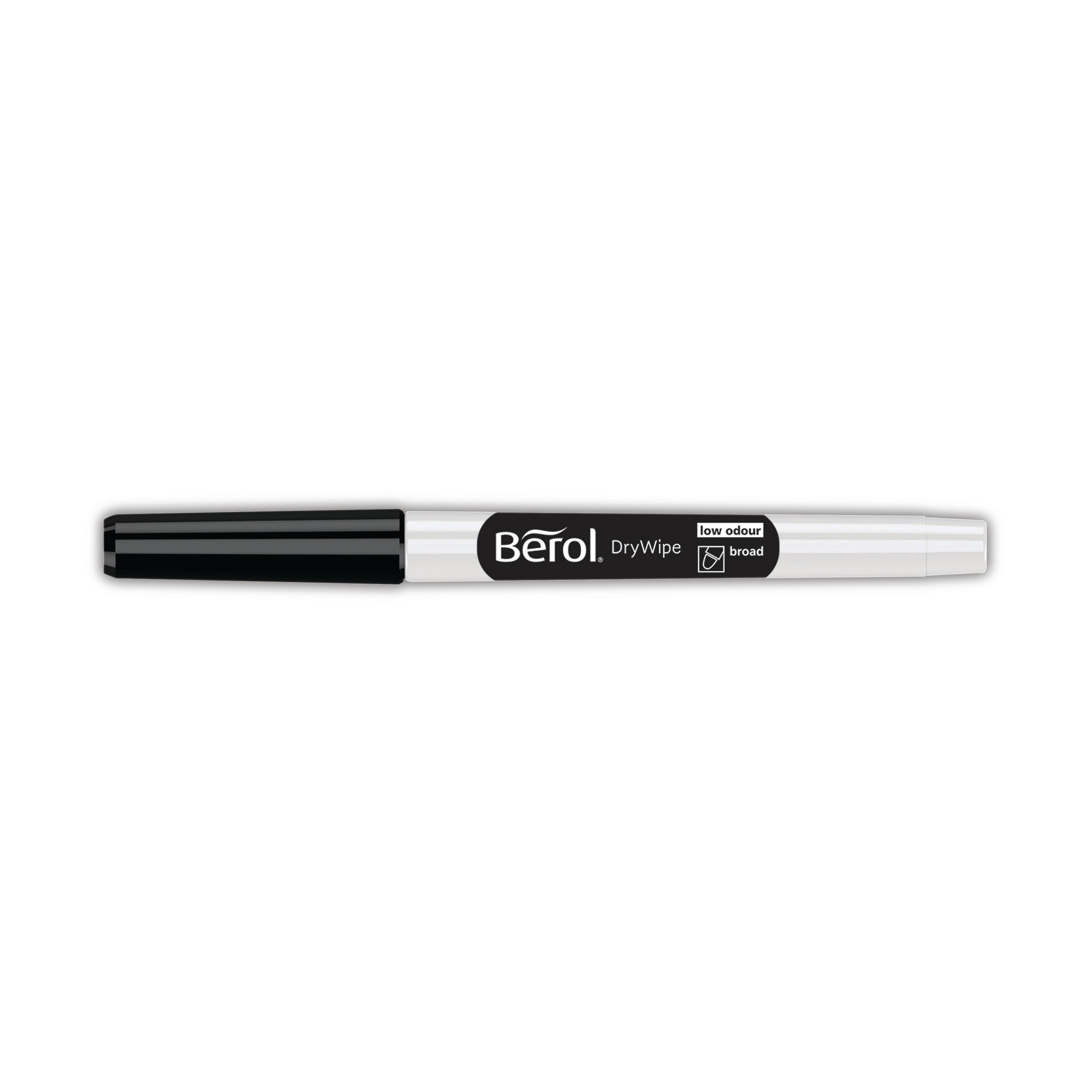Berol Drywipe Marker Broad Black – (Pack of 192)