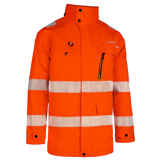 Deltic Beeswift Hi-Vis Ripstop Breathable And Waterproof Rail Jacket