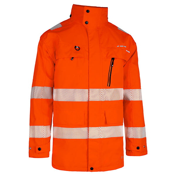 Deltic Beeswift Hi-Vis Ripstop Breathable And Waterproof Rail Jacket