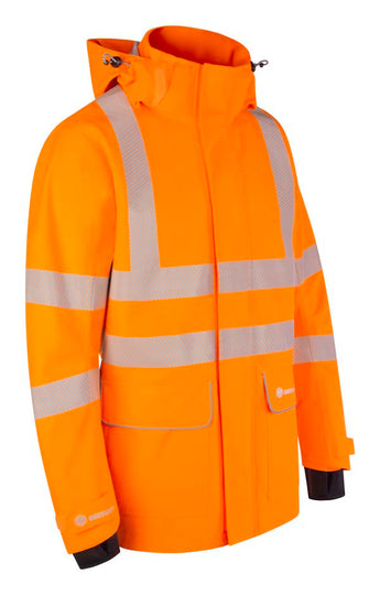 B-Seen Stormwear Mens Hi-Vis Jacket