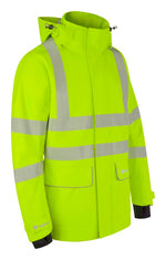 B-Seen Stormwear Mens Hi-Vis Jacket - thumbnail 2