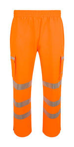 B-Seen Stormwear Mens Hi-Vis Overtrouser - thumbnail 3