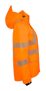 B-Seen Stormwear Womens Hi-Vis Jacket - thumbnail 5