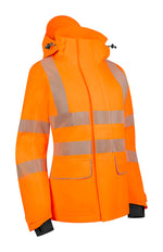 B-Seen Stormwear Womens Hi-Vis Jacket - thumbnail 1