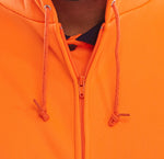 B-Seen Essential Hi-Vis Zipped Hoodie - thumbnail 7
