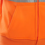 B-Seen Essential Hi-Vis Zipped Hoodie - thumbnail 9