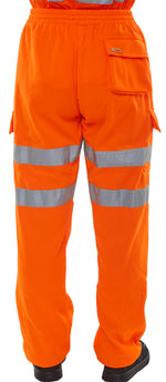 B-Seen Fleece Jogger Hi-Vis Trousers - thumbnail 3