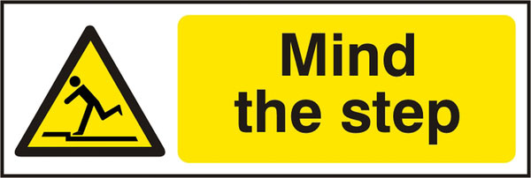 B-Safe Prepack Mind The Step Sign
