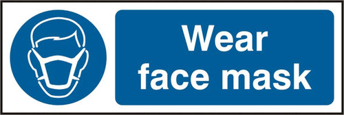 B-Safe Prepack Wear Face Mask Rigid Pvc Sign