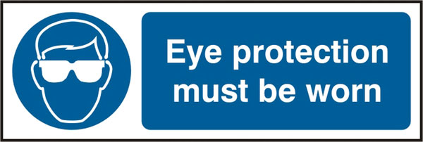 B-Safe Prepack Eye Protection Rigid Pvc Sign
