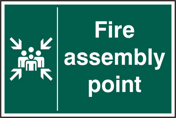 B-Safe Prepack Beeswift Fire Assembly Point Rigid Pvc Sign