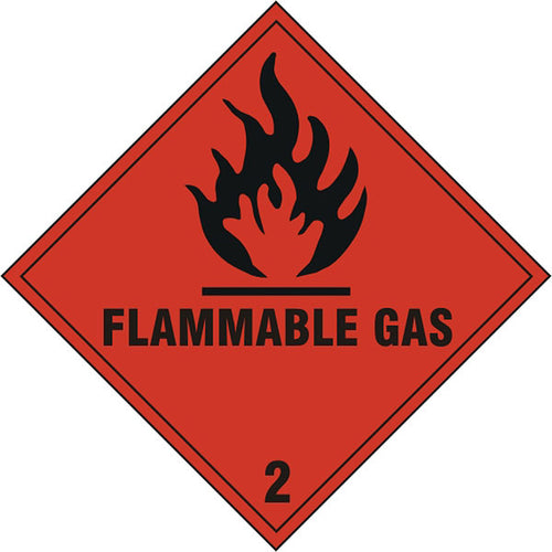 B-Safe Prepack Flammable Gas Sign