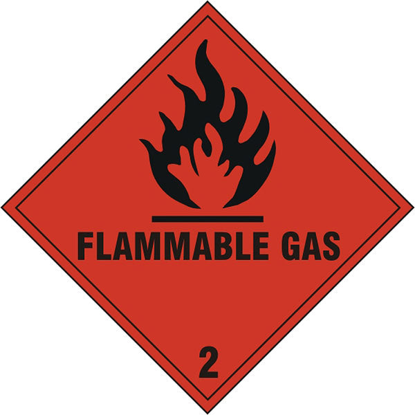 B-Safe Prepack Flammable Gas Sign