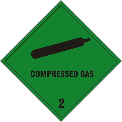 B-Safe Prepack Compressed Gas Sign