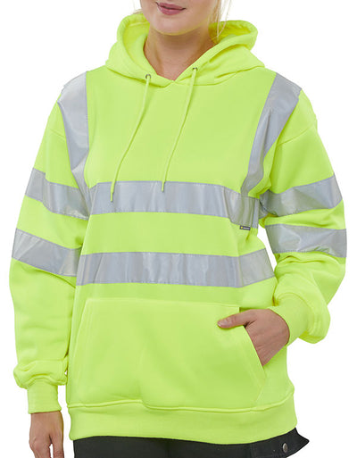 B-Seen Essential Pull-Over Hi-Vis Hoodie