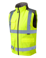 Leo Workwear Torrington Iso 20471 Cl 2 Bodywarmer - thumbnail 2